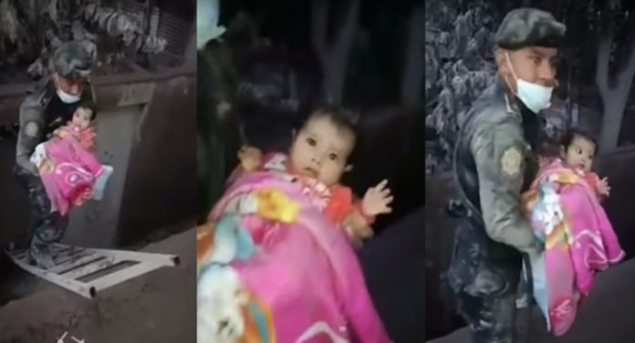 Bebê-milagre do Vulcão de Fogo comove a América Central