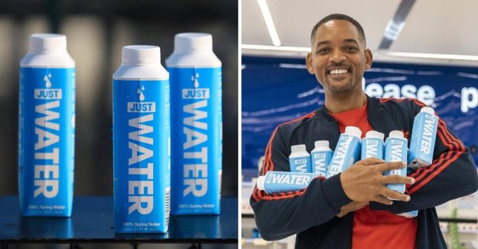 Will Smith lança água com garrafa reciclável. O planeta agradece!!